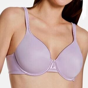 Vanity Fair Body Caress Underwire Bra in Gentle Lavender Purple size 40C NEW